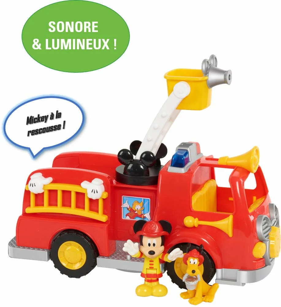 GP TOYS MICKEY – CAMION DE POMPIER AVEC FONCTIONS SONORES ET LUMINEUSES 3 GP TOYS MICKEY – CAMION DE POMPIER AVEC FONCTIONS SONORES ET LUMINEUSES