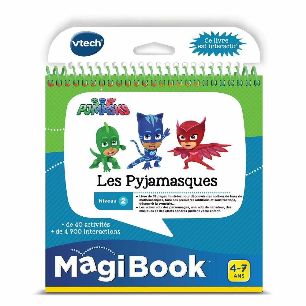 VTech LIVRE MAGIBOOK - LES PYJAMASQUES 3 VTech LIVRE MAGIBOOK - LES PYJAMASQUES