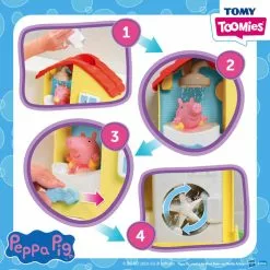 Tomy PEPPA PIG - PLAYSET DE BAIN MAISON DE PEPPA -Magasin De Jouets Vtech cd02dfc624c3ae48ebd43289e359370cfd54b470 41083229 04