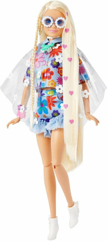 MATTEL POUPEE BARBIE EXTRA ROBE FLEURIE 4 MATTEL POUPEE BARBIE EXTRA ROBE FLEURIE – Image 2