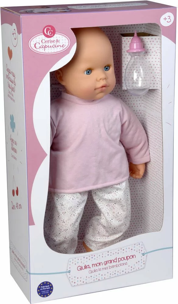 CERISE & CAPUCINE POUPON GIULIA MON GRAND POUPON 48 CM 4 CERISE & CAPUCINE POUPON GIULIA MON GRAND POUPON 48 CM â Image 2