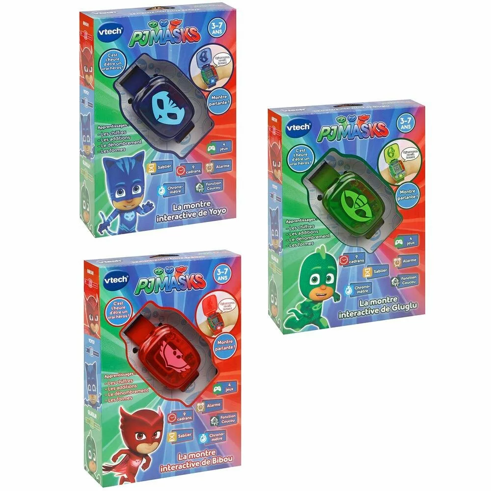 VTech MONTRES INTERACTIVES - PYJAMASQUES 3 VTech MONTRES INTERACTIVES - PYJAMASQUES