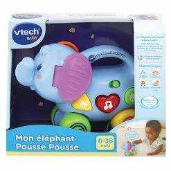 VTECH BABY - MON ELEPHANT POUSSE POUSSE -Magasin De Jouets Vtech dc67f900e9325a56546d86aa21556df572483015 02080903 03