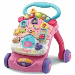 VTech SUPER TROTTEUR PARLANT 2 EN 1 ROSE