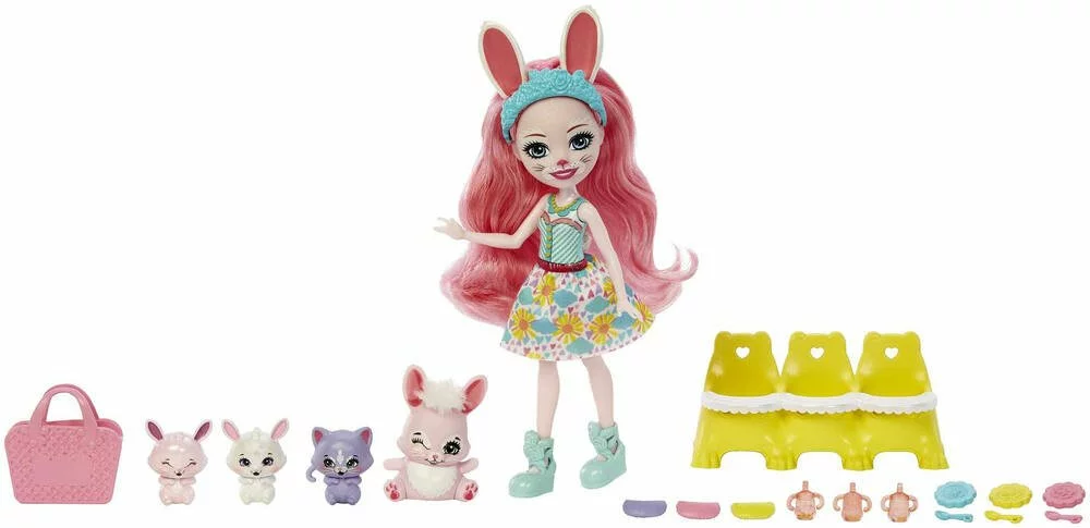 MATTEL ENCHANTIMALS - MEILLEURS AMIS DES BEBES 15 CM - POUPEE BREE BUNNY ET TWIST 4 MATTEL ENCHANTIMALS - MEILLEURS AMIS DES BEBES 15 CM - POUPEE BREE BUNNY ET TWIST – Image 2