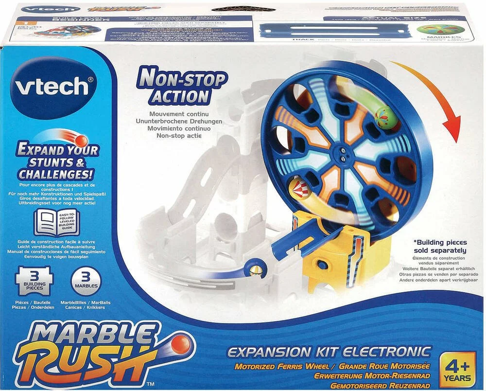 VTech MARBLE RUSH - EXPANSION KIT ELECTRONIC - GRANDE ROUE MOTORISEE 4 VTech MARBLE RUSH - EXPANSION KIT ELECTRONIC - GRANDE ROUE MOTORISEE – Image 2