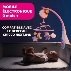 CHICCO MOBILE NEXT TO DREAMS ROSE -Magasin De Jouets Vtech eb0a894b617404de85bfc35a9e6978e355408861 02080548 02