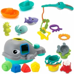 Infantino MEGA SET DE BAIN SPLISH & SPLASH 23 PIECES -Magasin De Jouets Vtech ef593f24bd2aa14071346a799a8679caacd0f419 41053912 02
