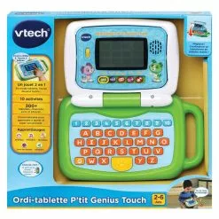 VTech ORDI-TABLETTE P'TIT GENIUS TOUCH VERT -Magasin De Jouets Vtech fbdbf5754b6d719a8d59291aac1537609ba0b2c8 04071971 06