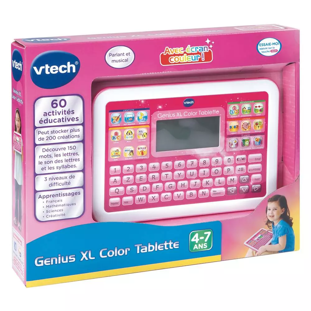 VTech GENIUS XL COLOR TABLETTE ROSE 6 VTech GENIUS XL COLOR TABLETTE ROSE – Image 4